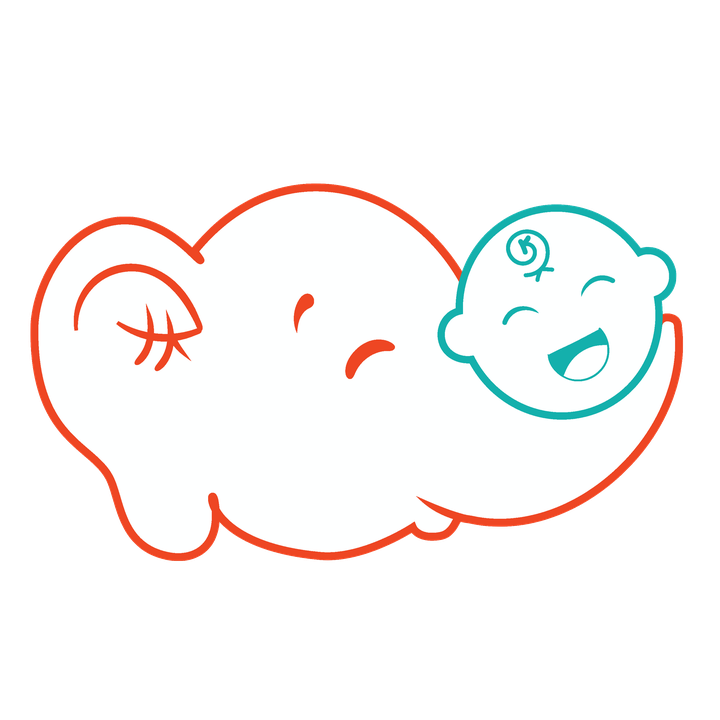 Happy Kind Kiddo - ghost and baby logo